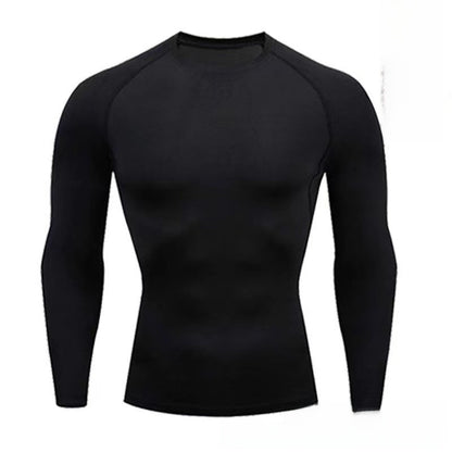 Fleece-lined long-sleeve T-shirt