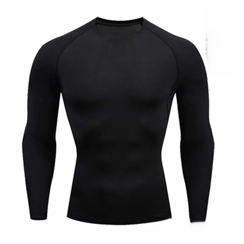 Fleece-lined long-sleeve T-shirt