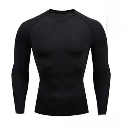 Fleece-lined long-sleeve T-shirt