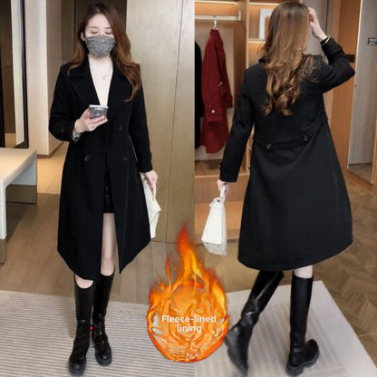 Fleece-lined padded windbreaker coat