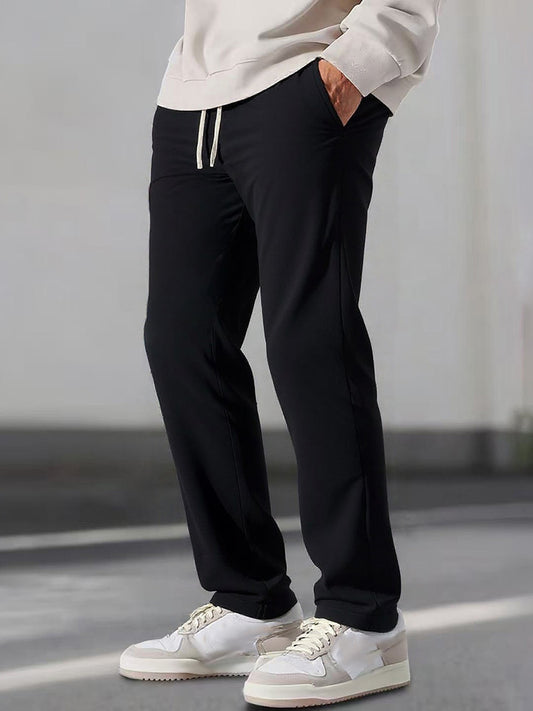 Fleece-Lined Pants Men's Casual Sweatpants