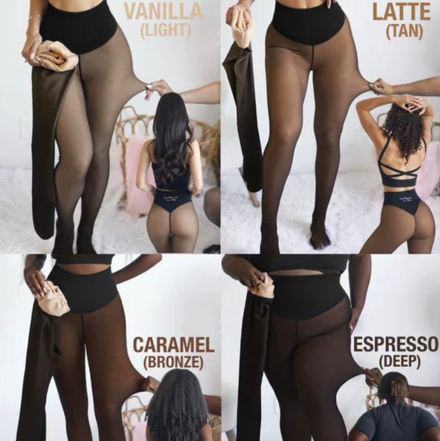 Fleece Lined Seamless Pantyhose