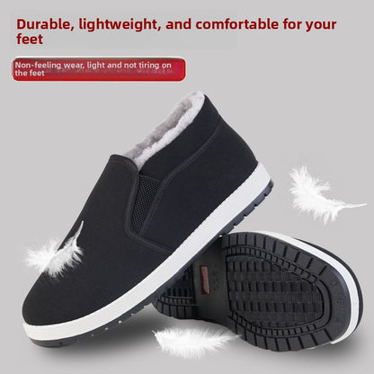 Fleece lined shoes