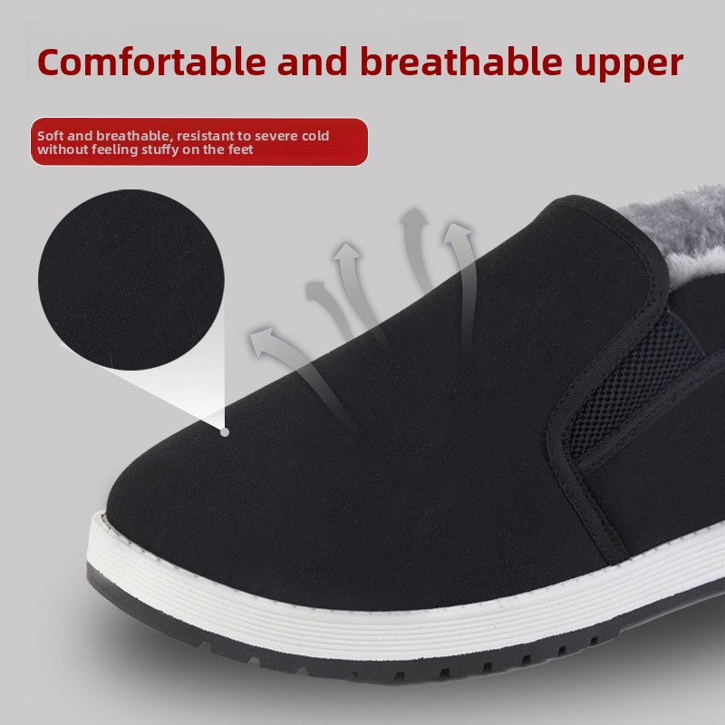 Fleece lined shoes