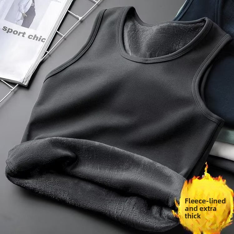Fleece-Lined Sleeveless Vest