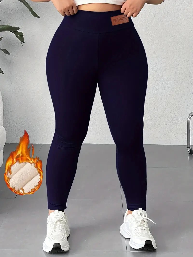 Fleece-lined thermal pants