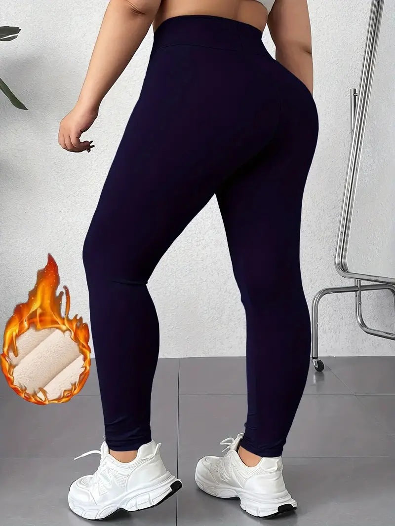 Fleece-lined thermal pants
