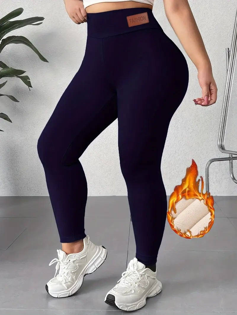 Fleece-lined thermal pants