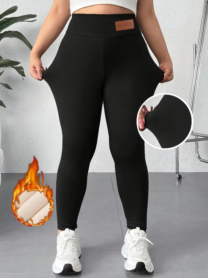 Fleece-lined thermal pants