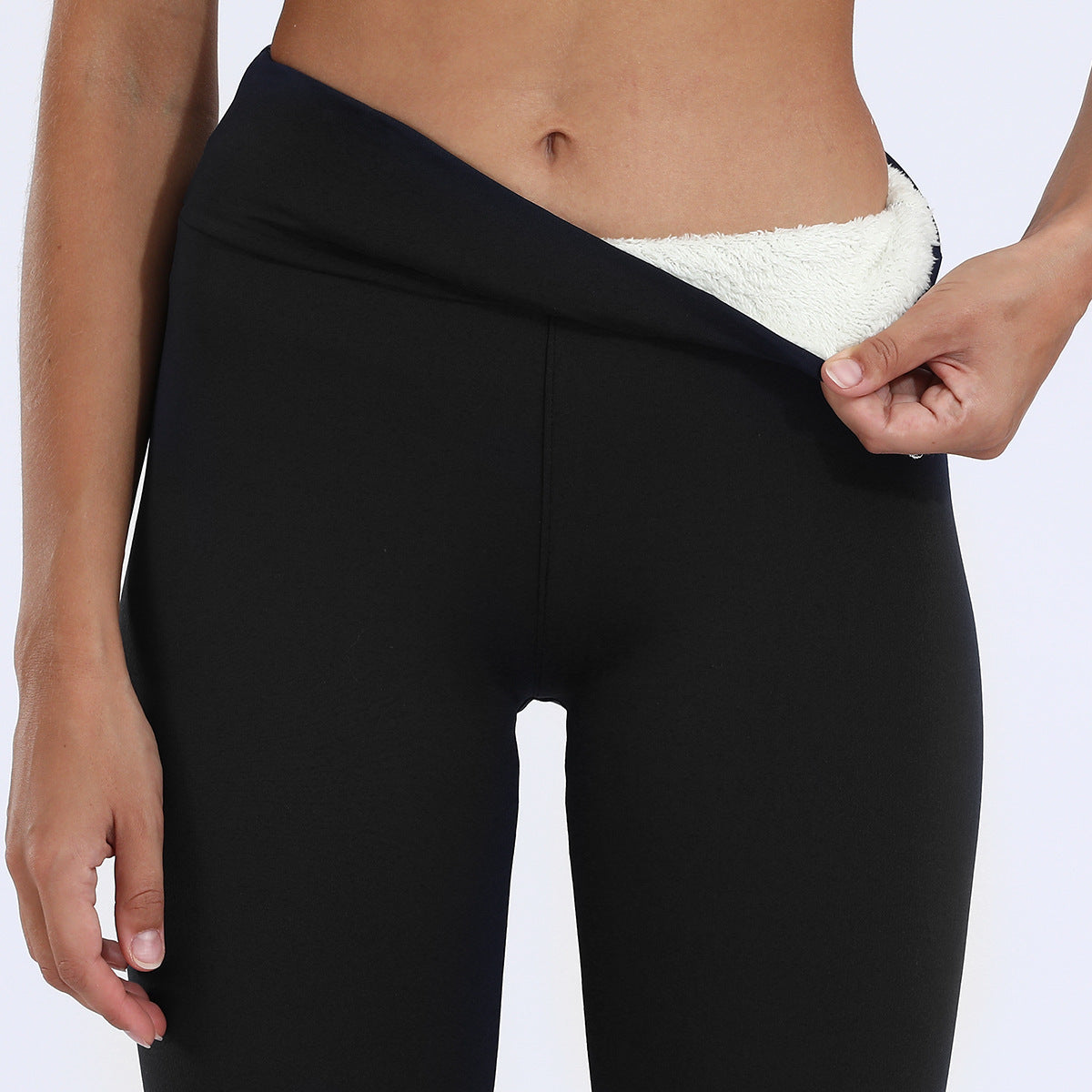 Fleece-Lined Thickened Winter Leggings