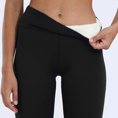 Fleece-Lined Thickened Winter Leggings