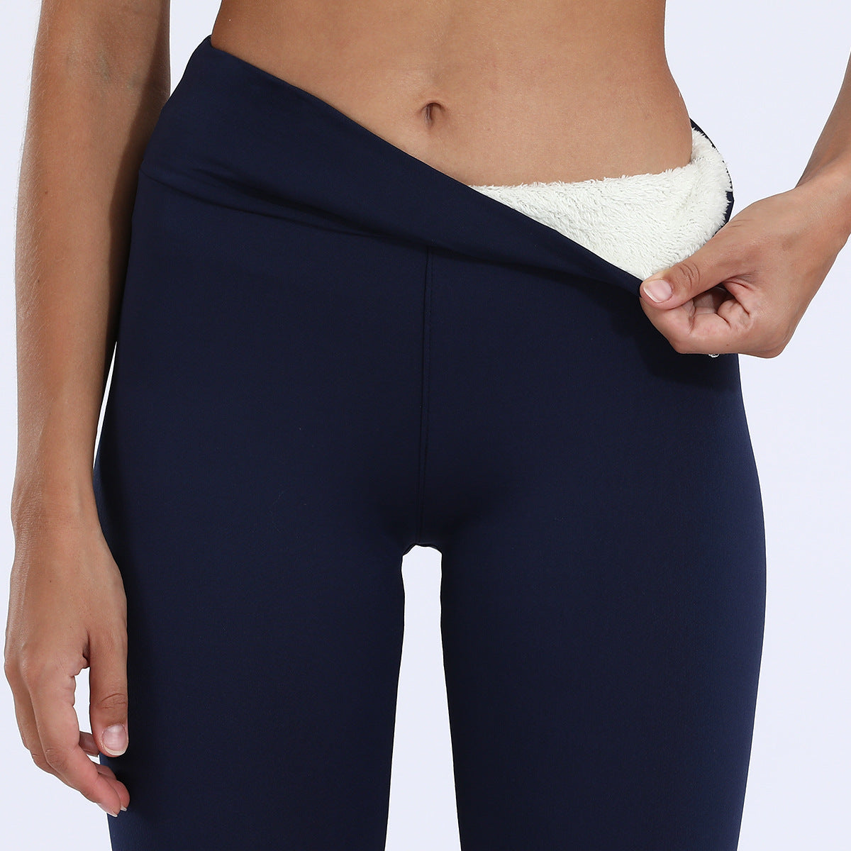 Fleece-Lined Thickened Winter Leggings