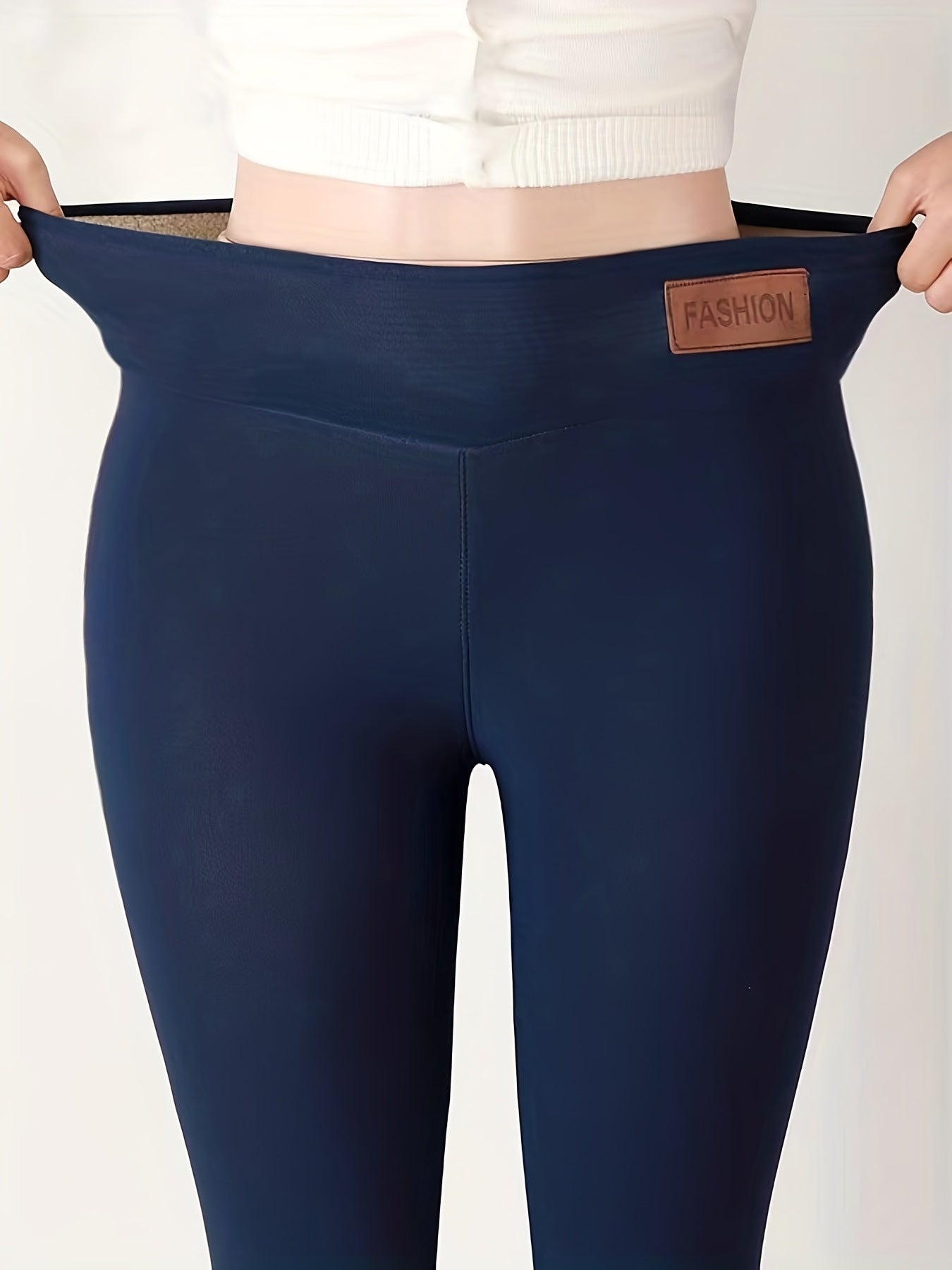 Fleece-Lined Thickened Winter Leggings