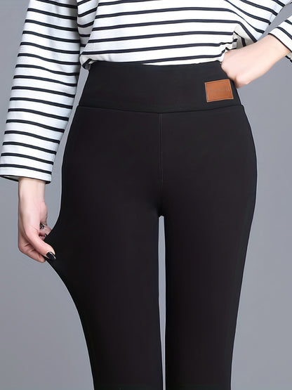 Fleece-Lined Thickened Winter Leggings