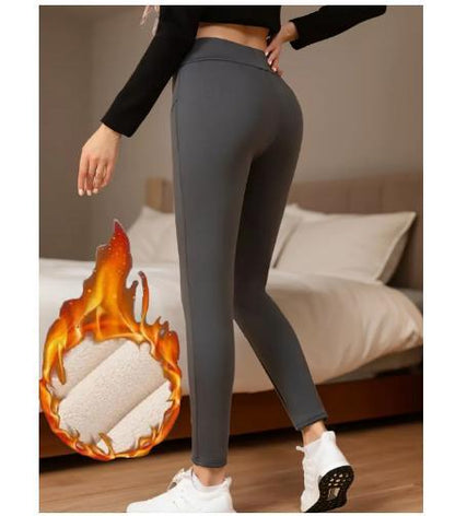 Fleece-Lined Thickened Winter Leggings