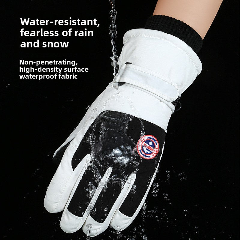 Fleece Lined Touchscreen Ski Gloves