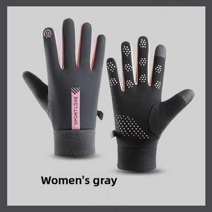 Fleece-Lined Touchscreen Winter Gloves