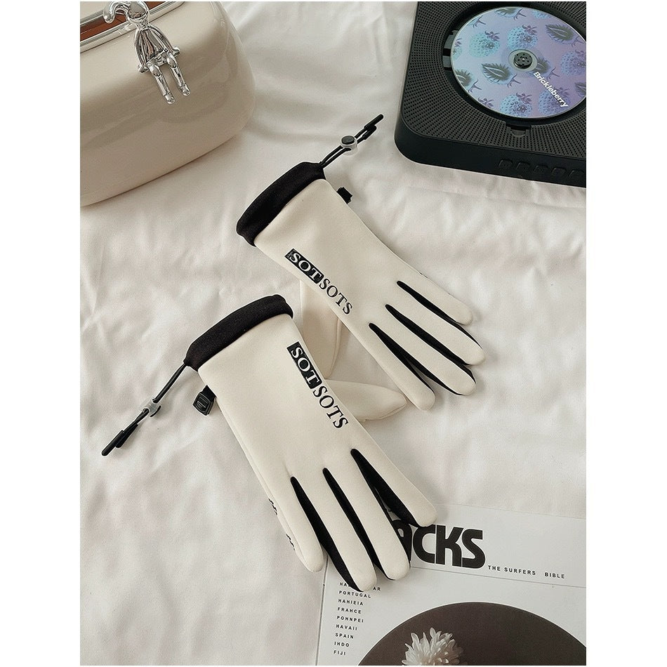 Fleece-Lined Touchscreen Winter Gloves