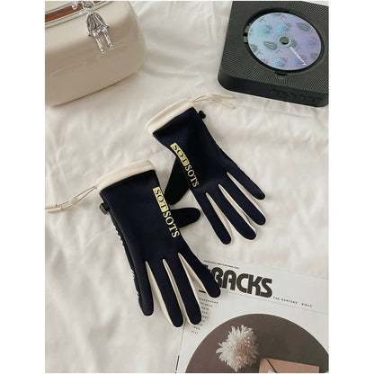 Fleece-Lined Touchscreen Winter Gloves