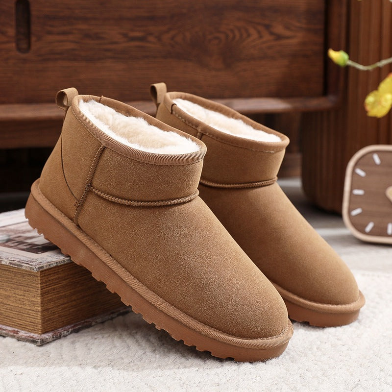 Fleece-Lined Warm Cotton Shoes
