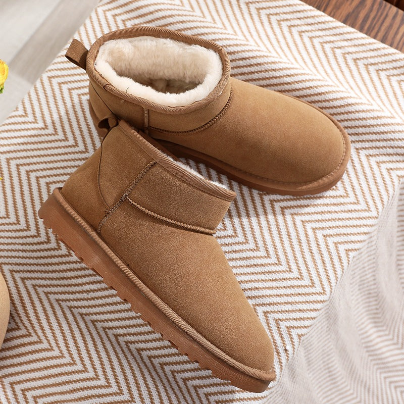 Fleece-Lined Warm Cotton Shoes