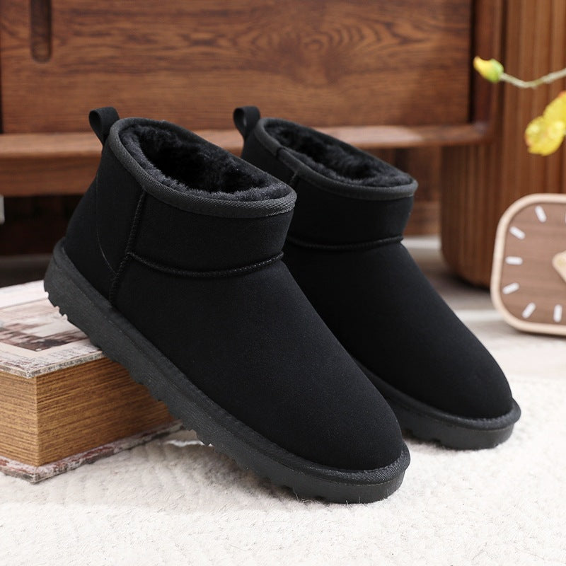 Fleece-Lined Warm Cotton Shoes