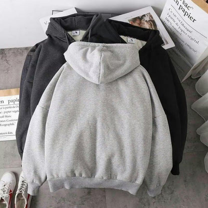 Fleece-Lined Warm Zipper Jacket