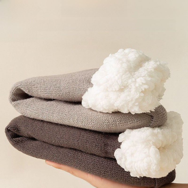 Fleece-Lined Winter Socks for Men