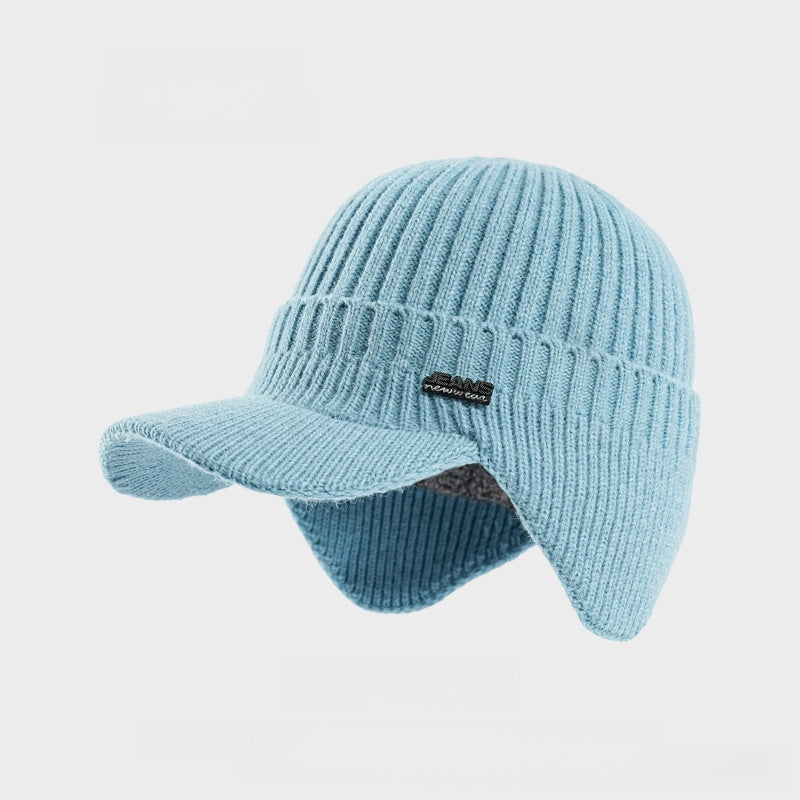 Fleece-Lined Wool Baseball Cap