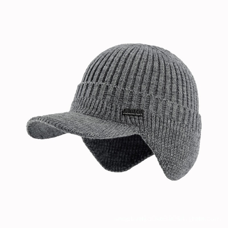Fleece-Lined Wool Baseball Cap