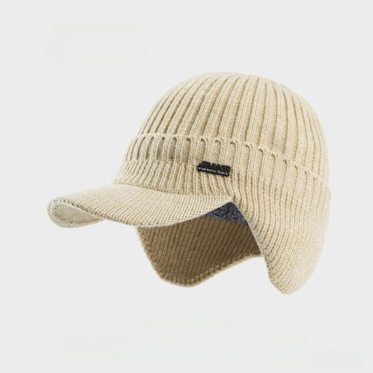 Fleece-Lined Wool Baseball Cap