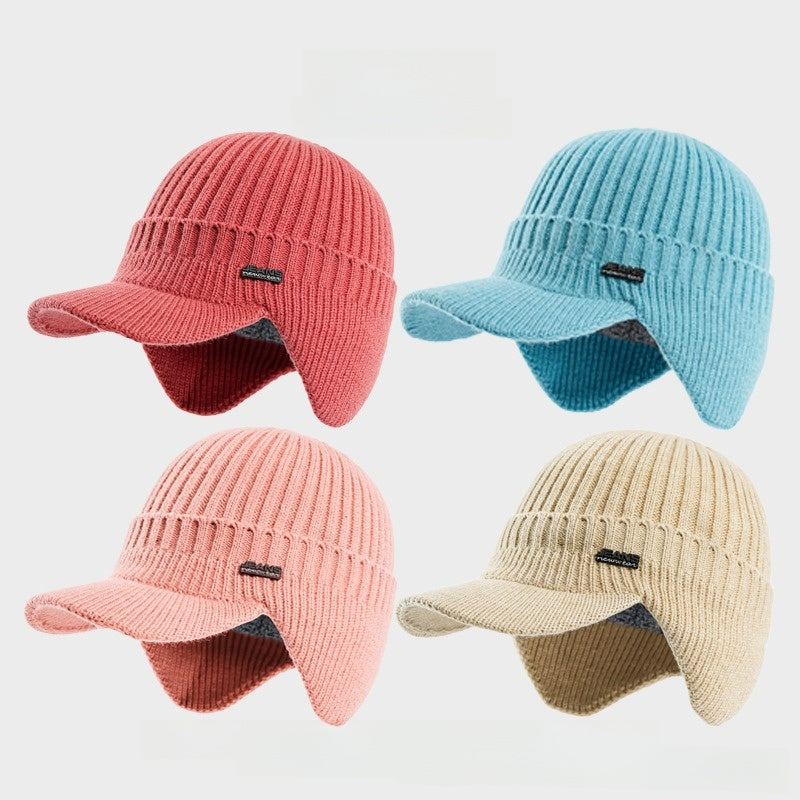 Fleece-Lined Wool Baseball Cap