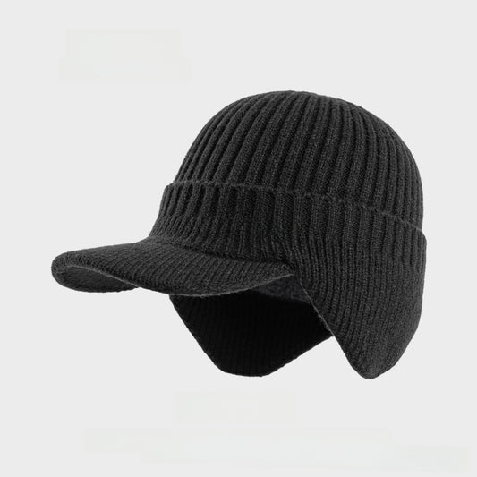 Fleece-Lined Wool Baseball Cap