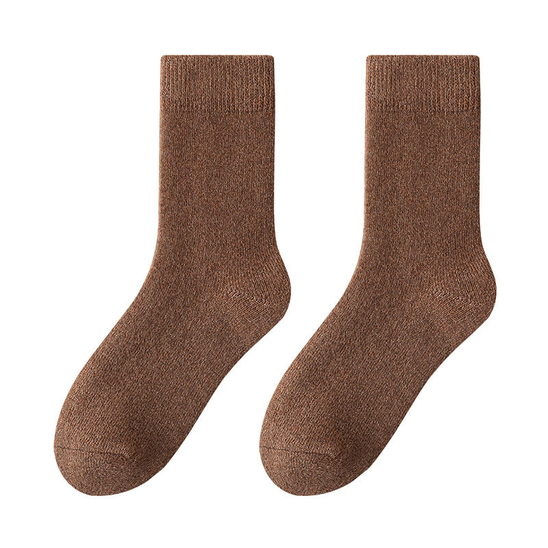 Fleece-Lined Wool Socks for Winter Warmth