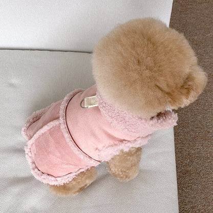 Fleece Pet Vest Winter Warm Jacket