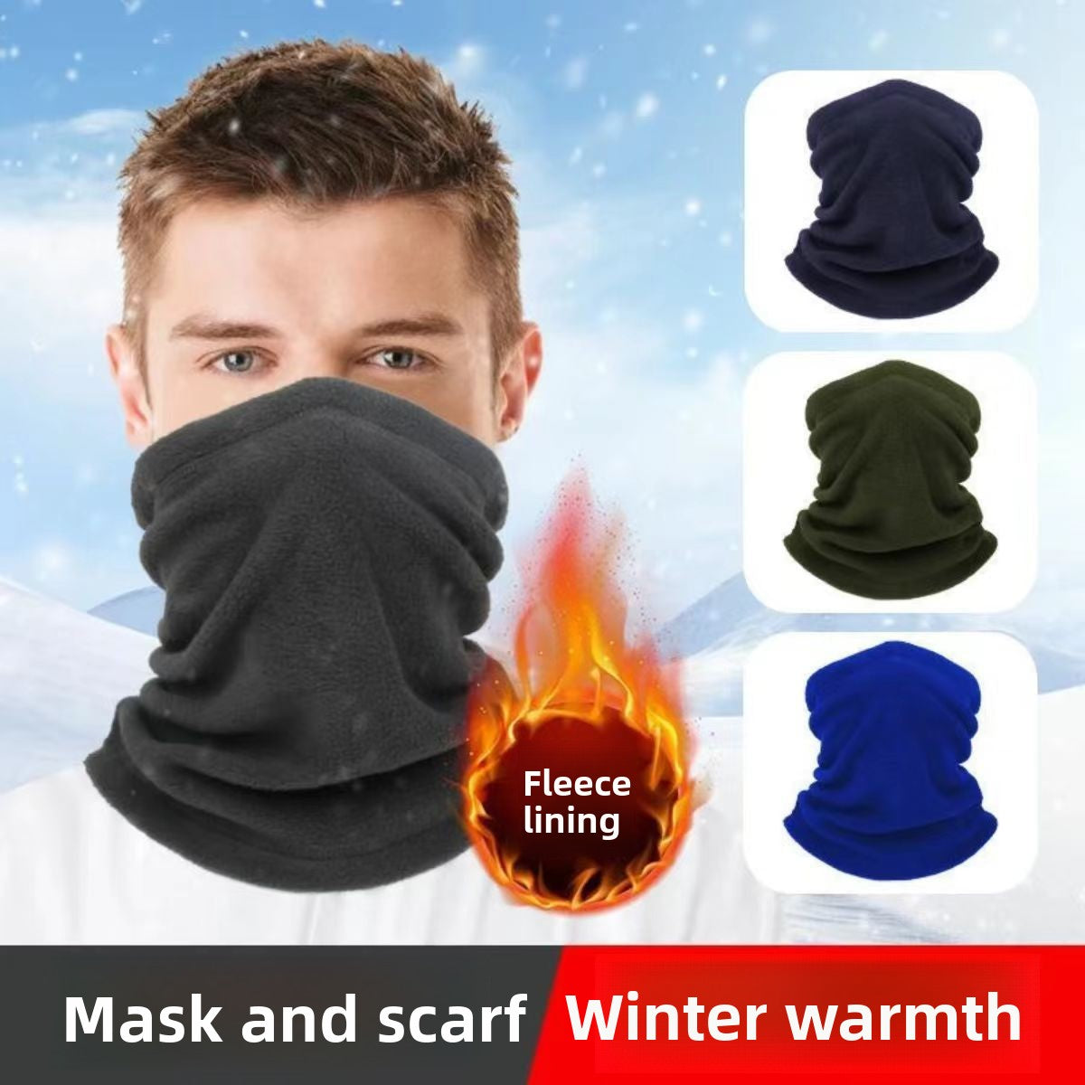 Fleece Scarf Mask