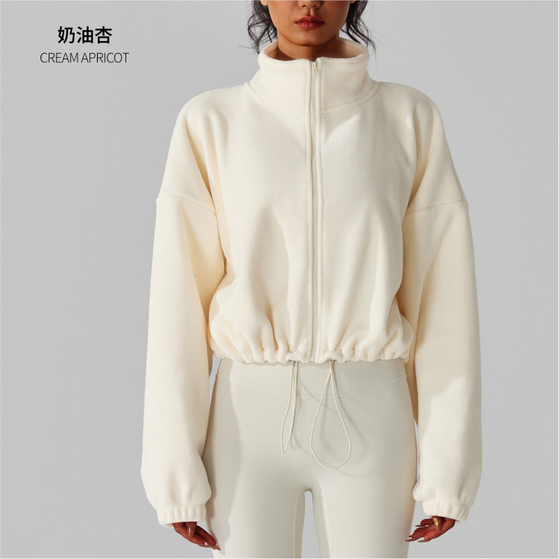 Fleece Stand Collar Winter Jacket