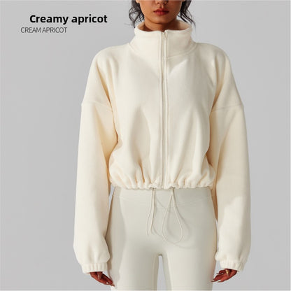 Fleece Stand Collar Winter Jacket