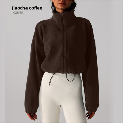 Fleece Stand Collar Winter Jacket