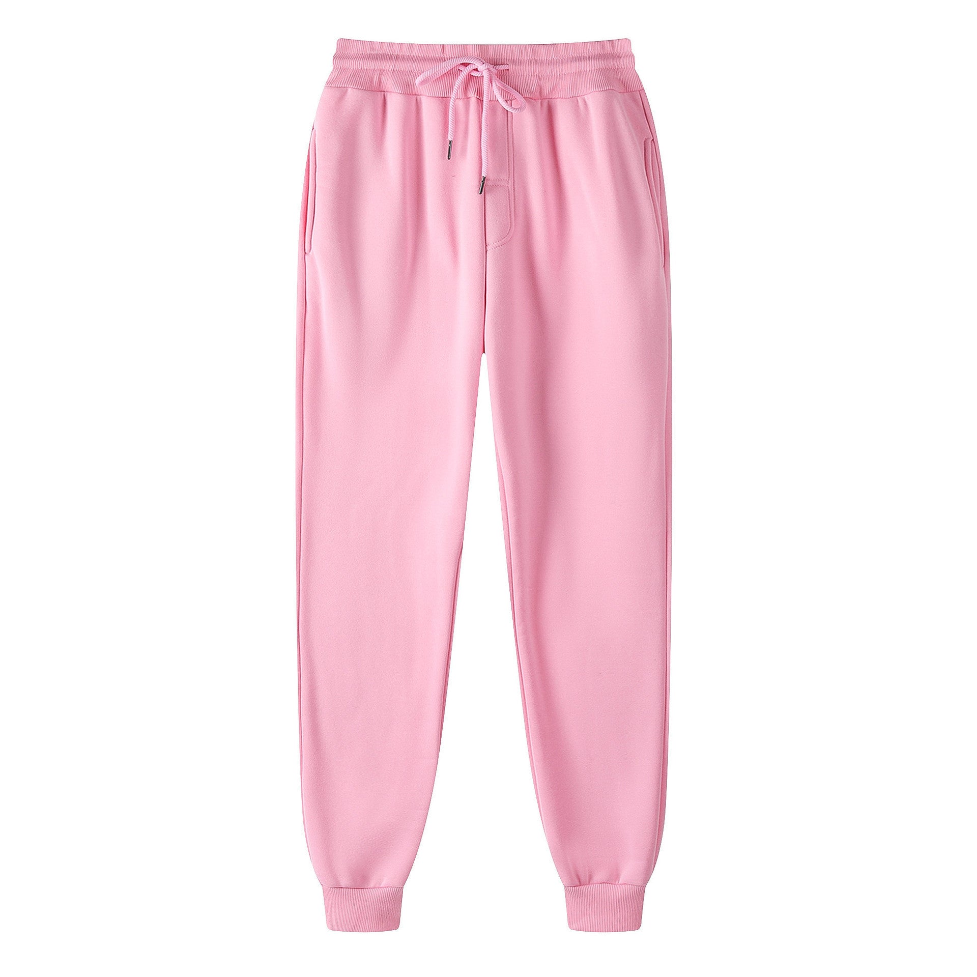 Fleece Sweatpants with Drawstring Waist