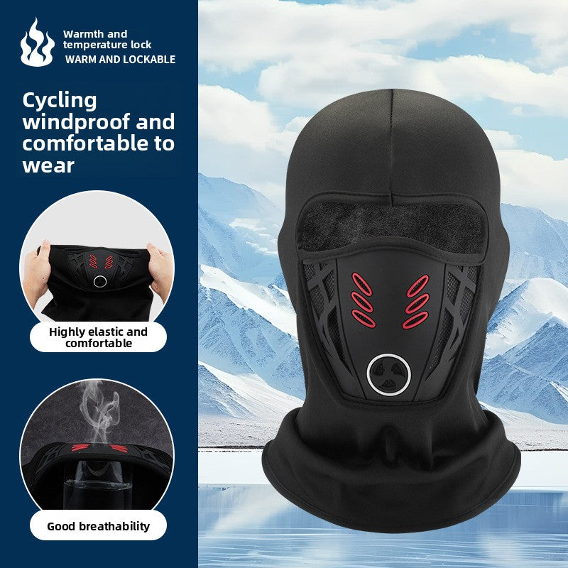 Fleece warm face mask head cover