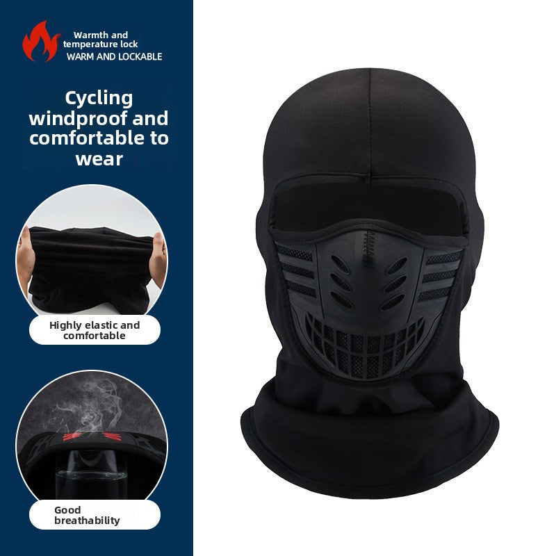 Fleece warm face mask head cover