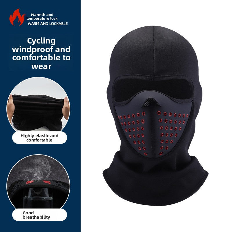 Fleece warm face mask head cover