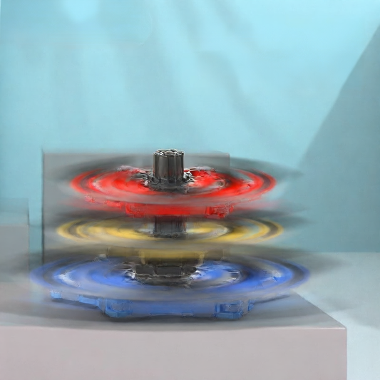 Flexible and Luminescent Gyroscope