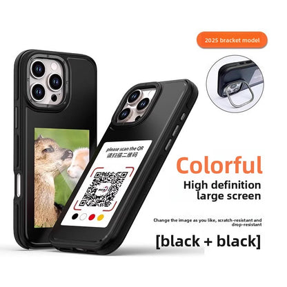 Flexible E-Ink Screen Phone Case with Display Projection