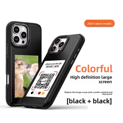 Flexible E-Ink Screen Phone Case with Display Projection