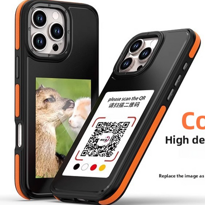 Flexible E-Ink Screen Phone Case with Display Projection