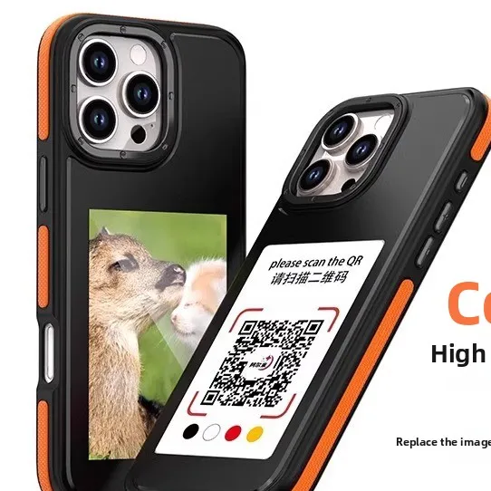 Flexible E-Ink Screen Phone Case with Display Projection