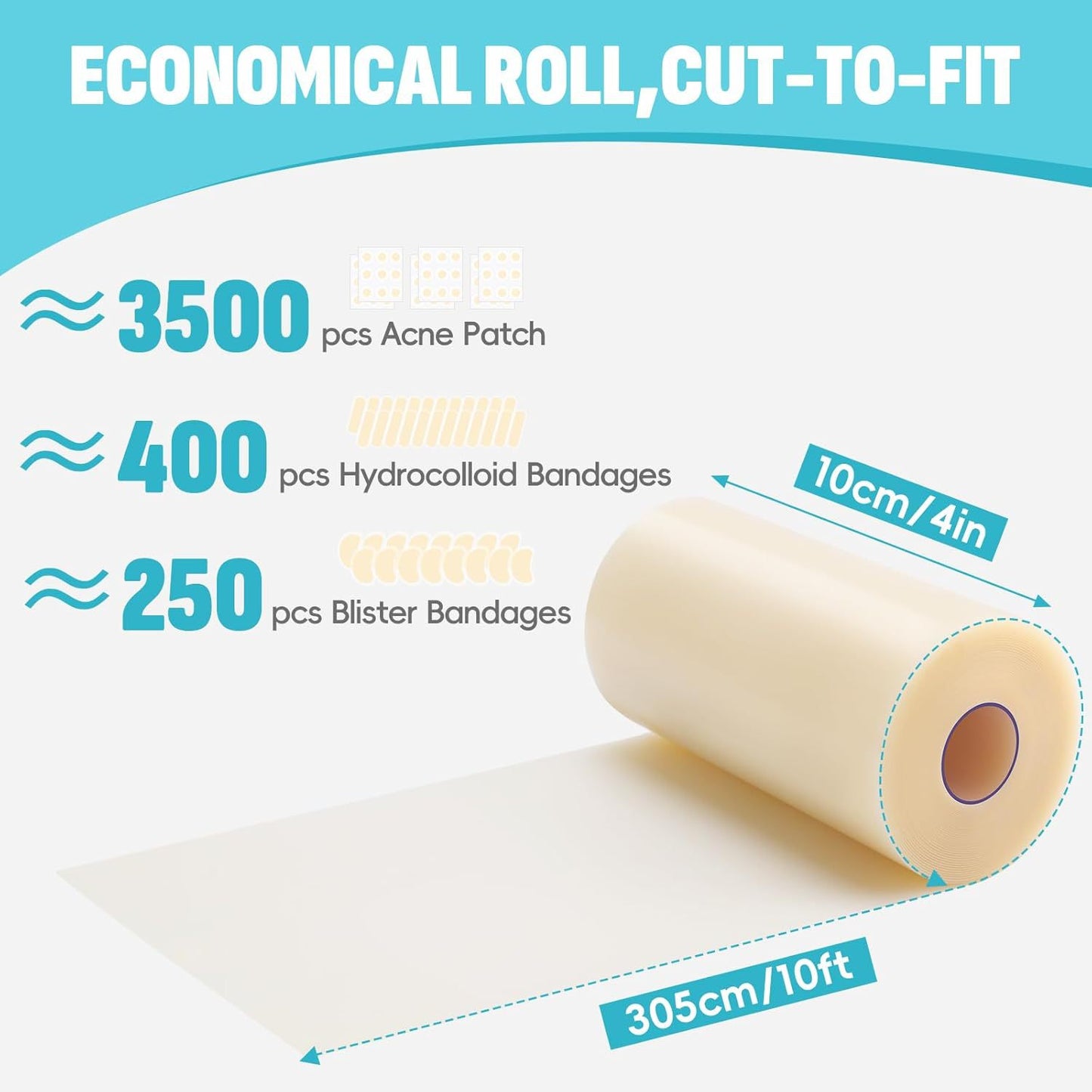 Flexible Hydrocolloid Dressing Roll