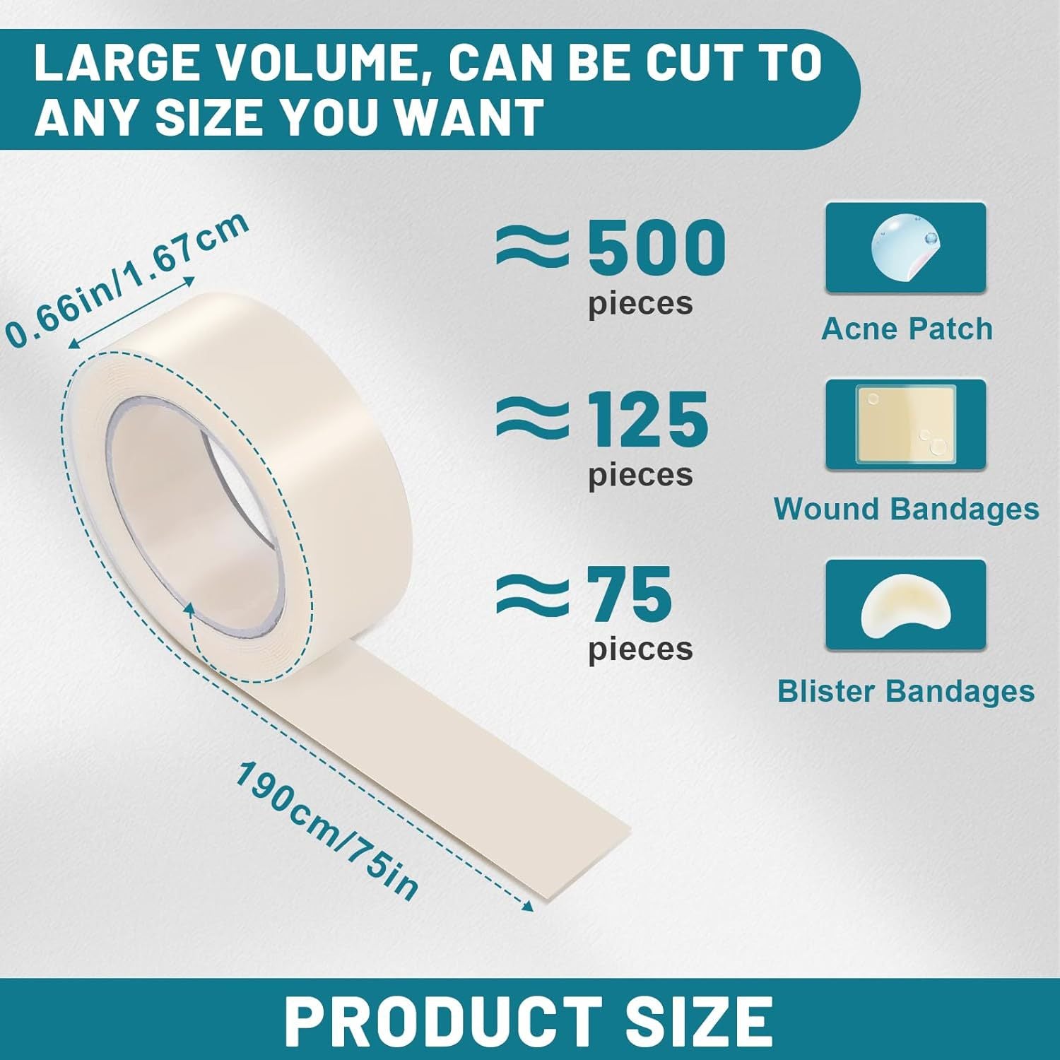 Flexible Hydrocolloid Dressing Roll